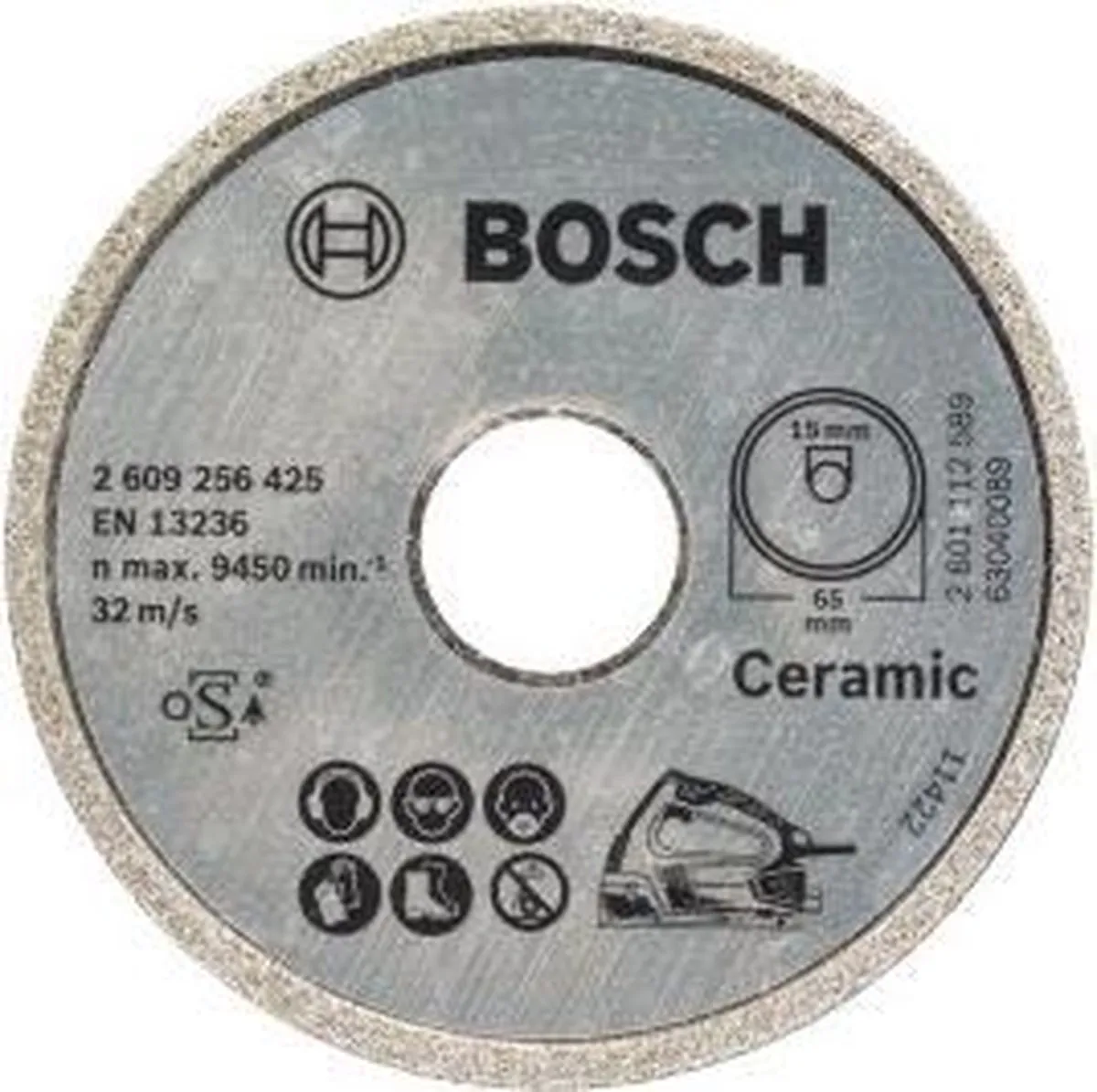 Bosch Diamant Zaagblad Ø65x15mm PKS 16 Multi - Metaal