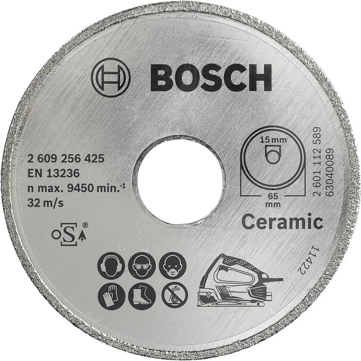 Bosch Diamant Zaagblad Ø65x15mm PKS 16 Multi - Metaal