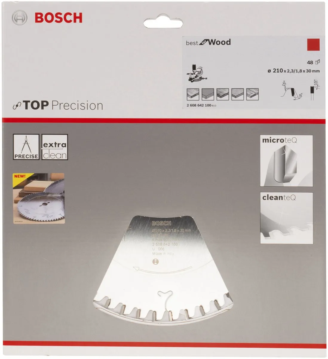 Bosch Professional Cirkelzaagblad TOP WOOD K/V 210mm - 48T