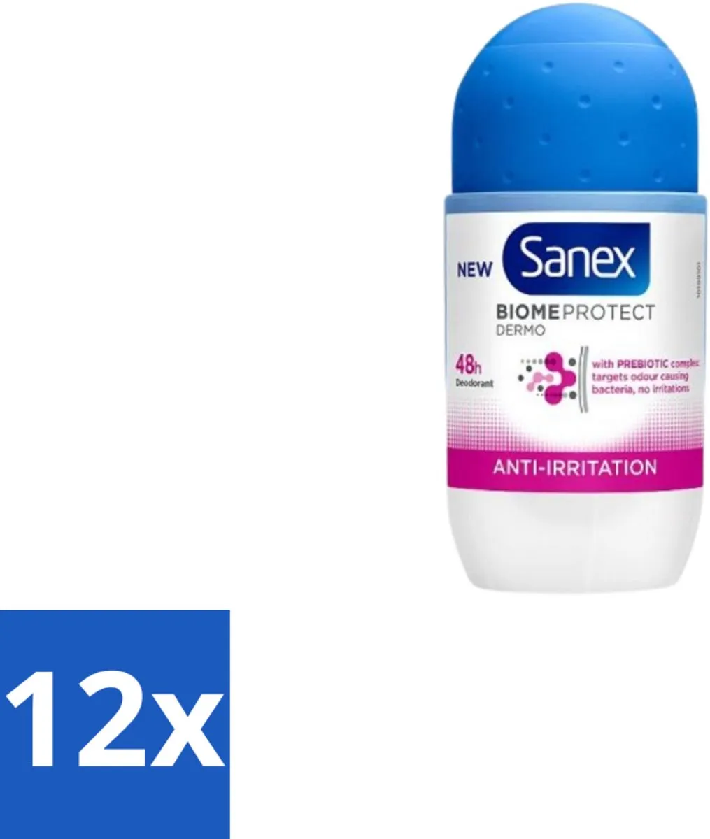 Sanex BiomeProtect Dermo Roll-on 50ml - 12 Stuks