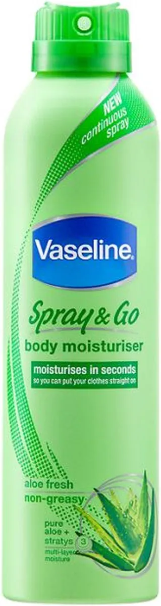 Vaseline Aloe Fresh Spray & Go Bodylotion 190ml