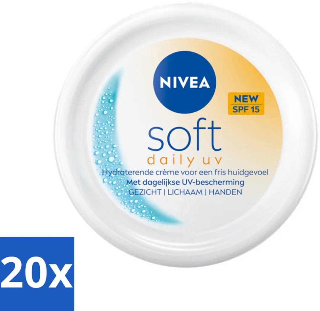 NIVEA Soft Daily UV Bodycrème SPF 15