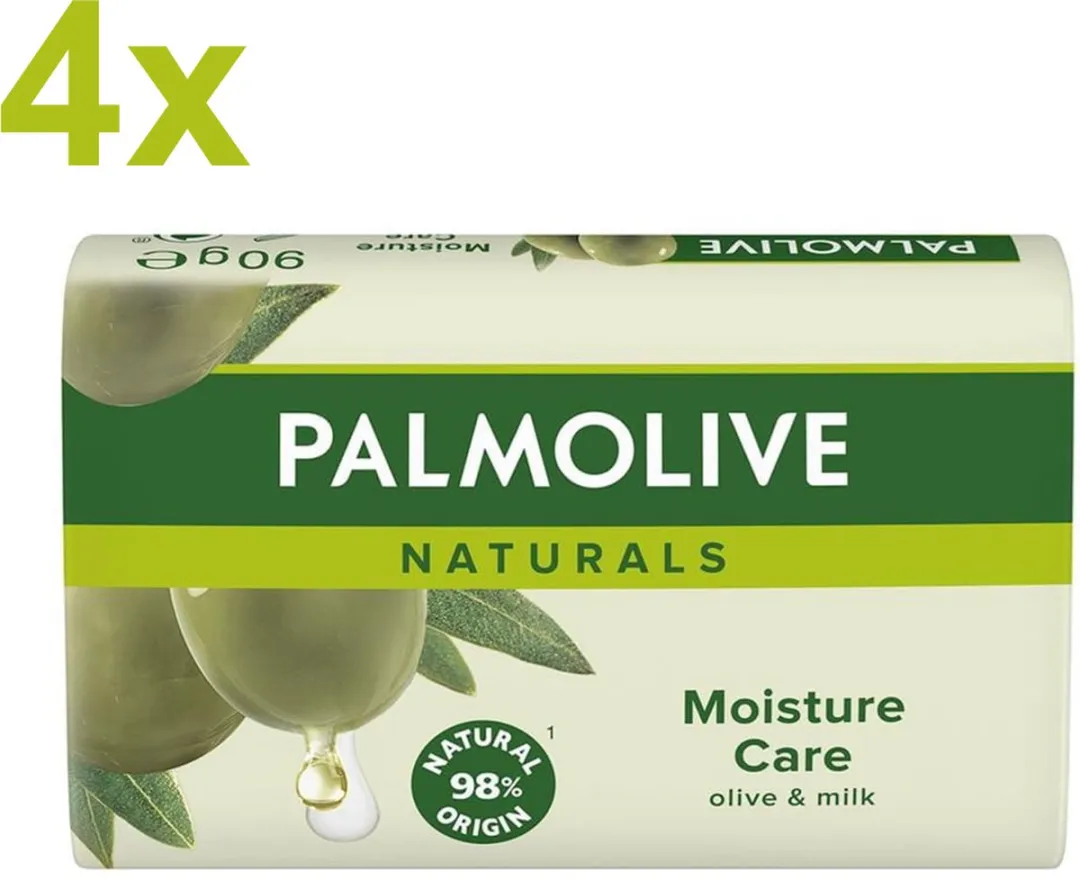 Palmolive Naturals Zeepblok - 4x90g - Olive & Milk
