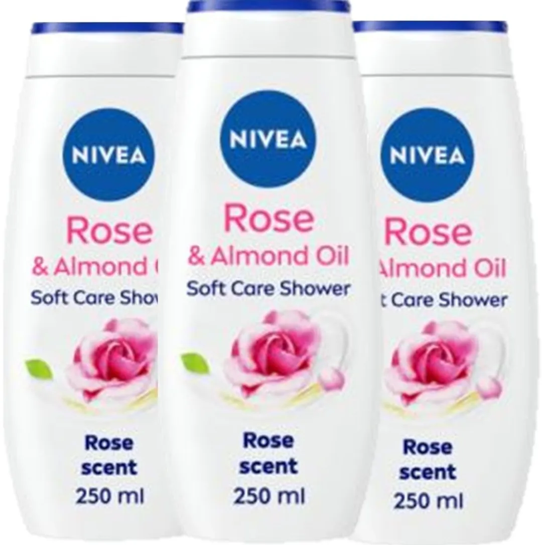 NIVEA Douchegel Rose & Almond Oil 3x250ml