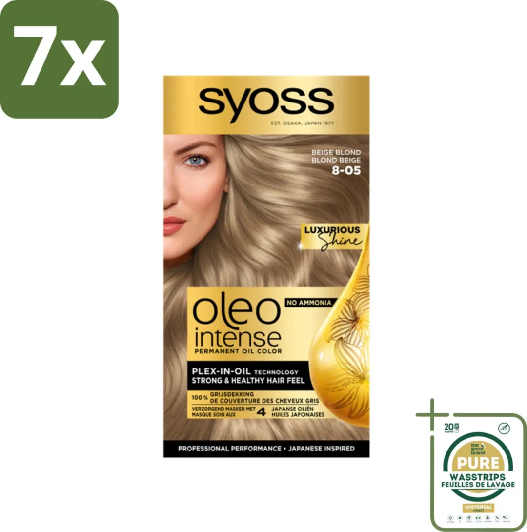 SYOSS Oleo Intense 8-05 Beige Blond Haarverf