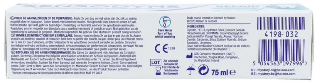 Sensodyne Repair & Protect Tandpasta Extra Fresh 75ml