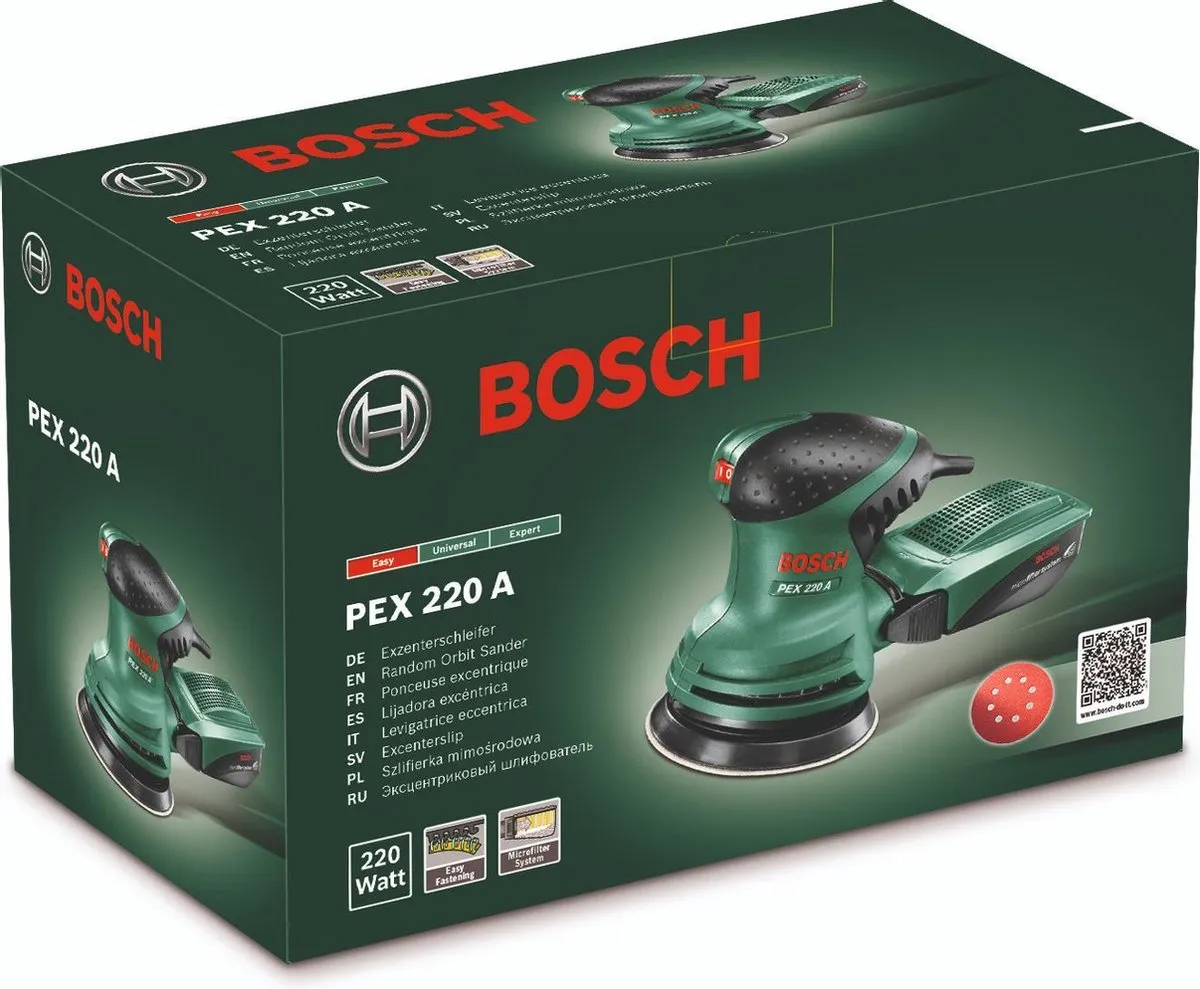 Bosch PEX 220 A Excenterschuurmachine 220W