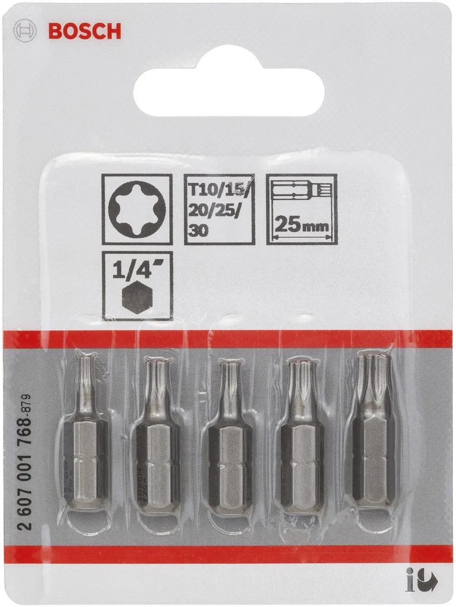 Bosch Bitset XH-TORS 5 Stuks - Metaal
