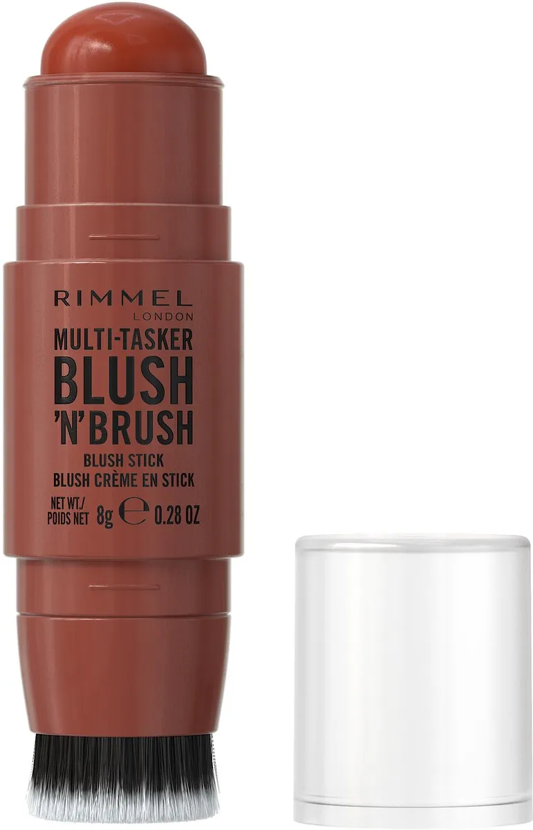 Rimmel London Multi-Tasker Blush'N'Brush Stick Roasted Peach