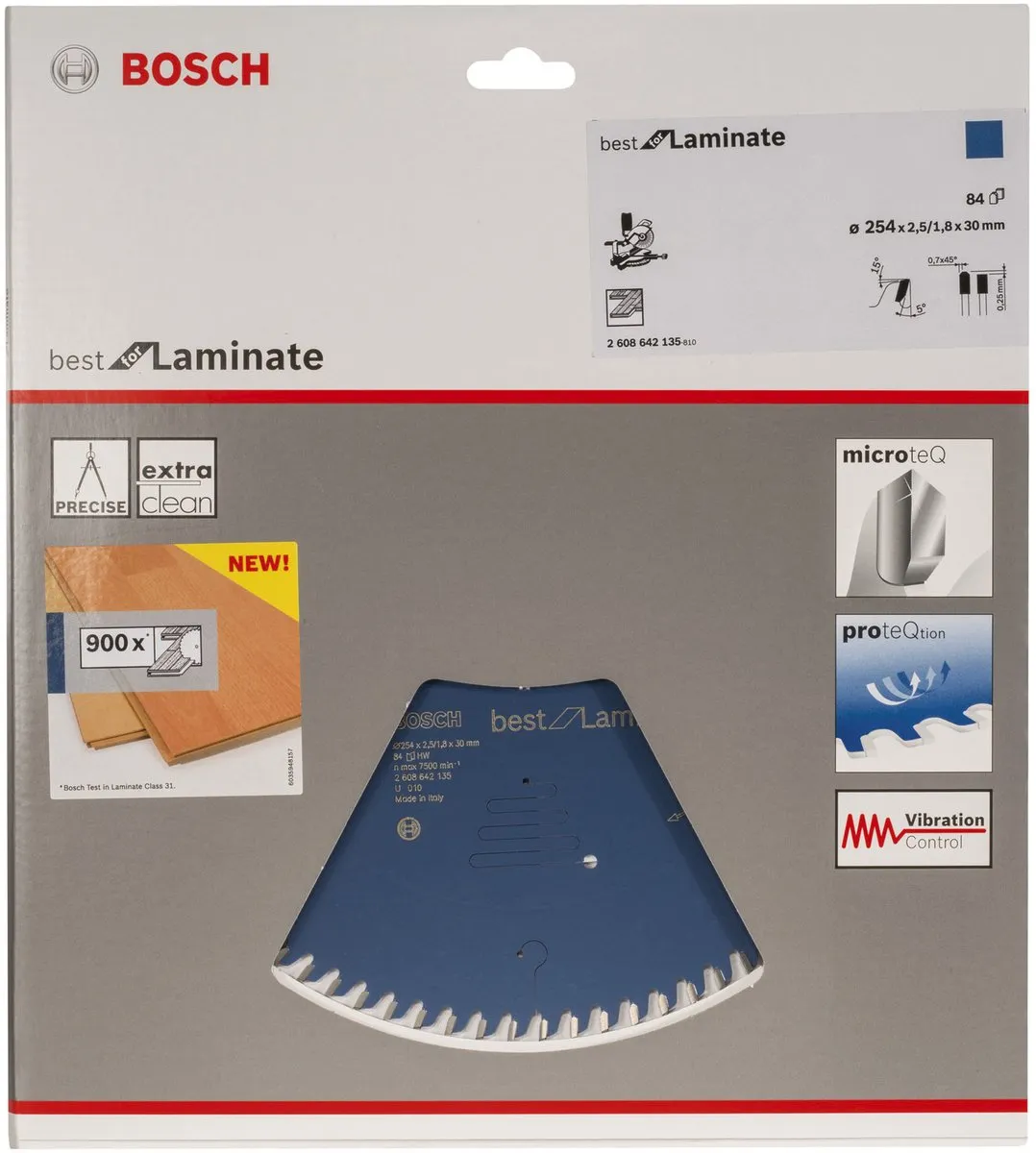 Bosch Professional Cirkelzaagblad Laminaat 254mm - 84 Tanden
