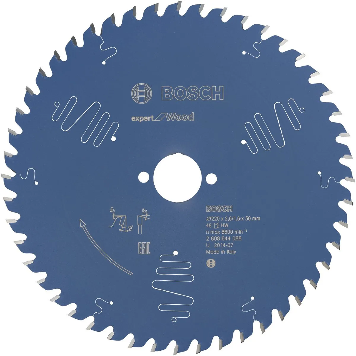 Bosch Expert Wood Cirkelzaagblad 220mm