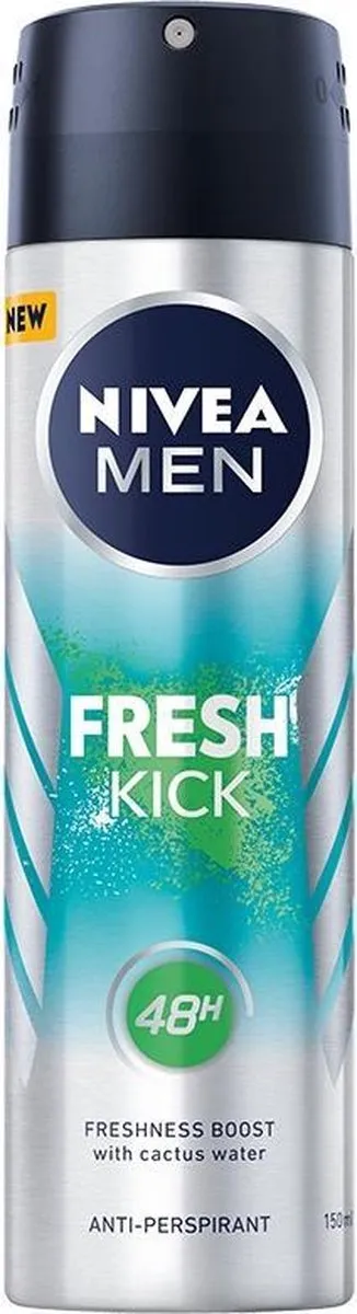 NIVEA Men Fresh Kick Antiperspirant Spray 150ml