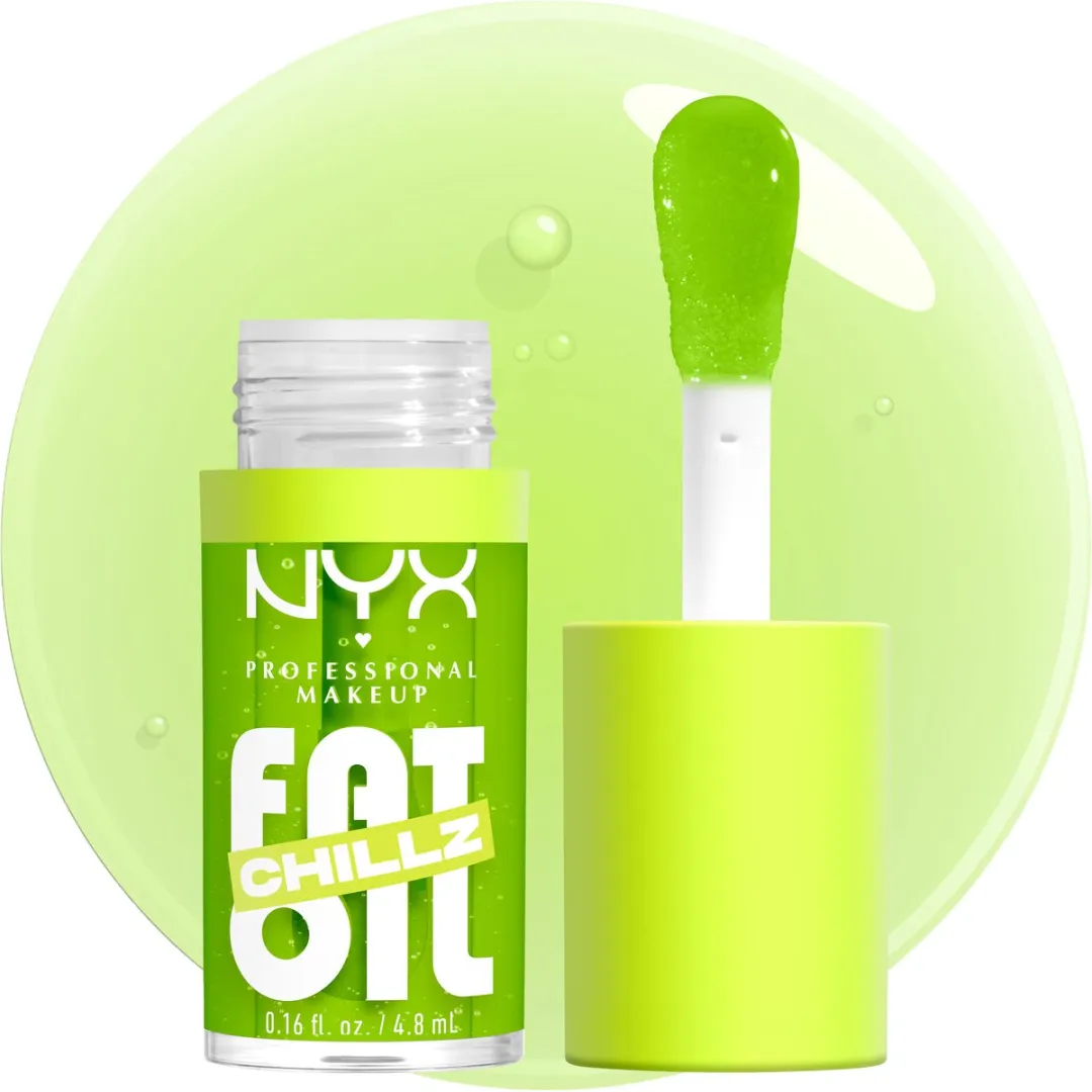 NYX Professional Makeup Fat Oil Chillz Lipgloss Kiwi Freezie - 4.8ml
