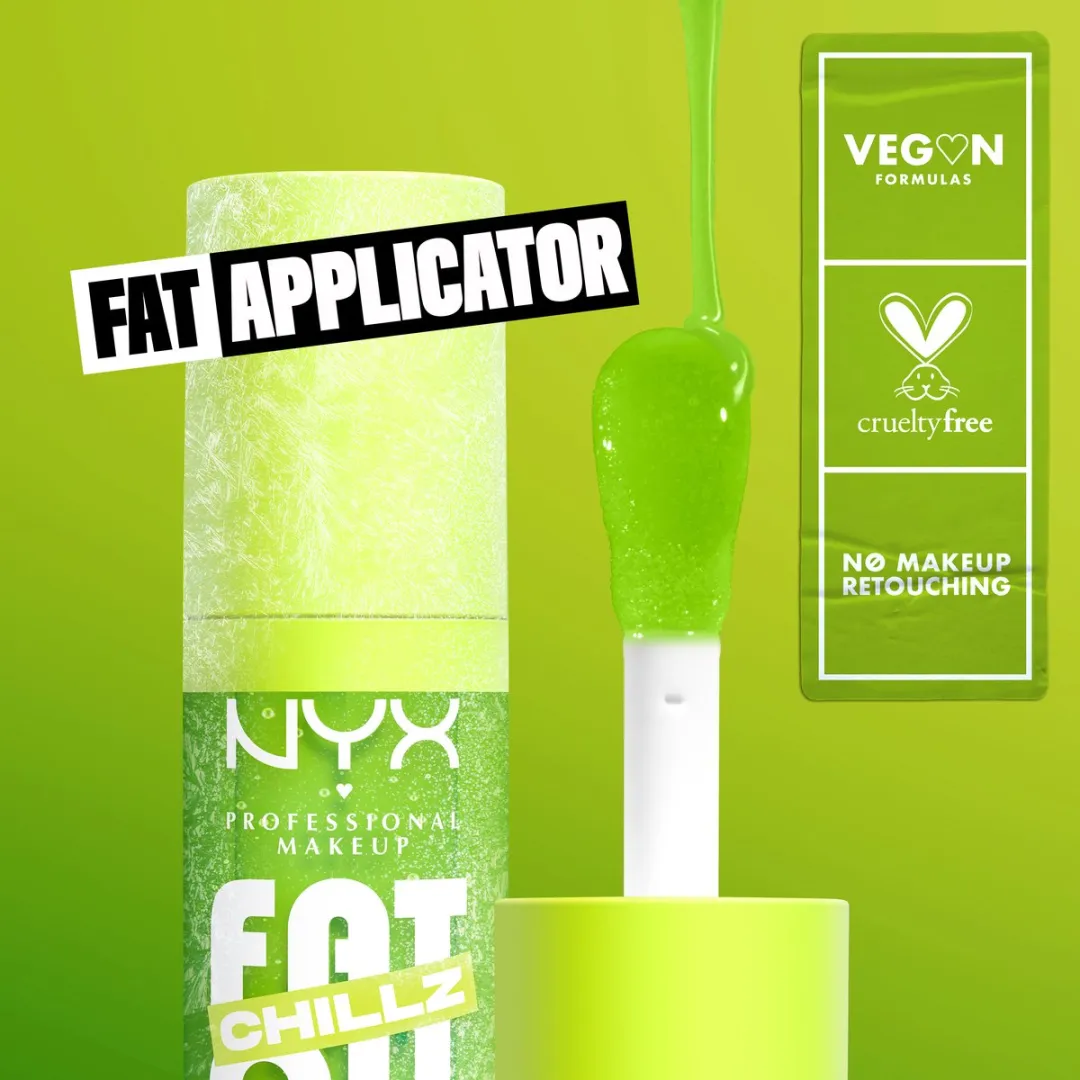 NYX Professional Makeup Fat Oil Chillz Lipgloss Kiwi Freezie - 4.8ml