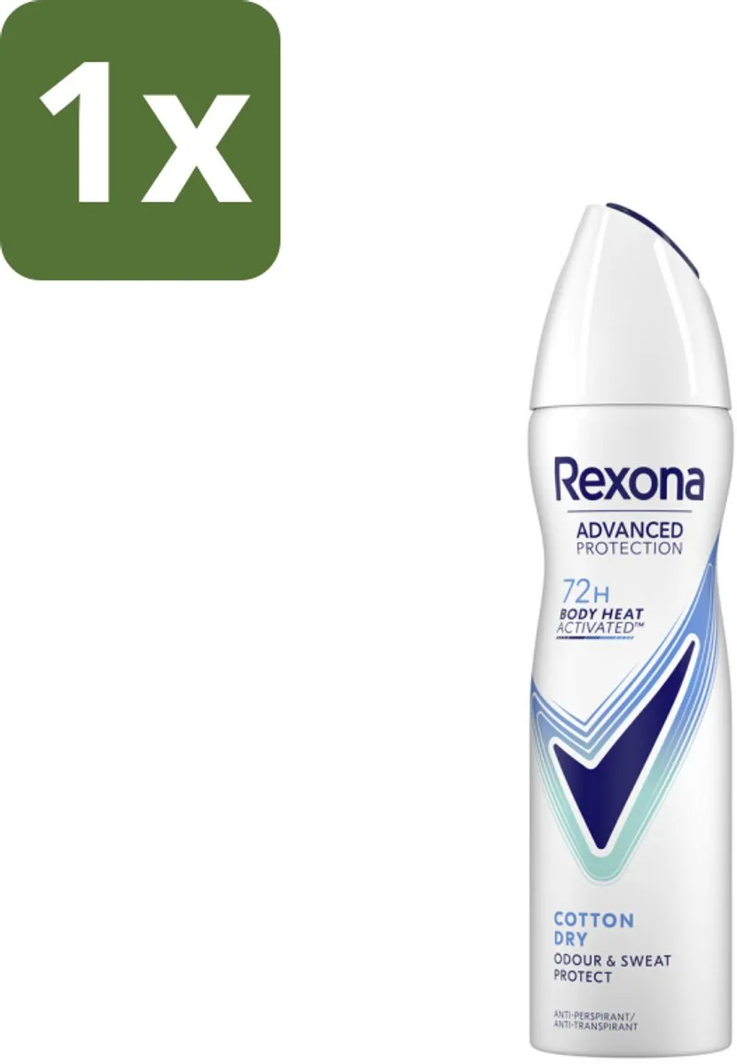 Rexona Women - Deodorant Spray - Cotton Dry - Zachte Frisheid - 150 ml - 1 stuk