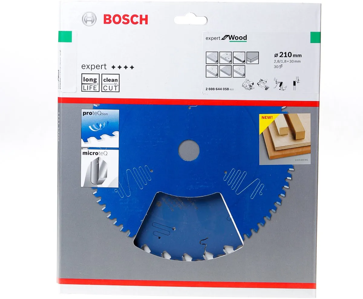 Bosch Expert for Wood Cirkelzaagblad 210mm - 48 Tanden - afbeelding 6 van 6