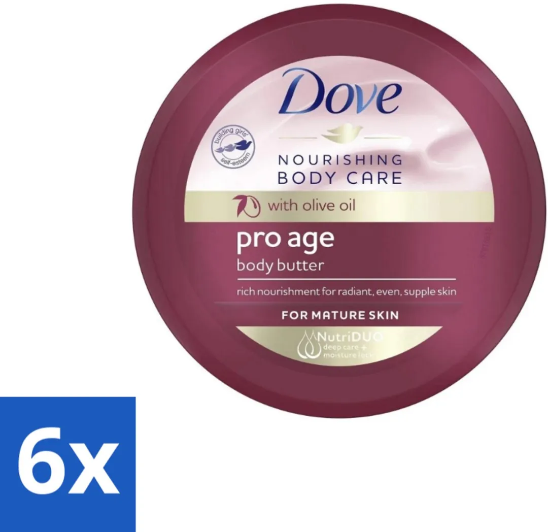 Dove Pro Age Bodycrème 250ml - 6 Stuks