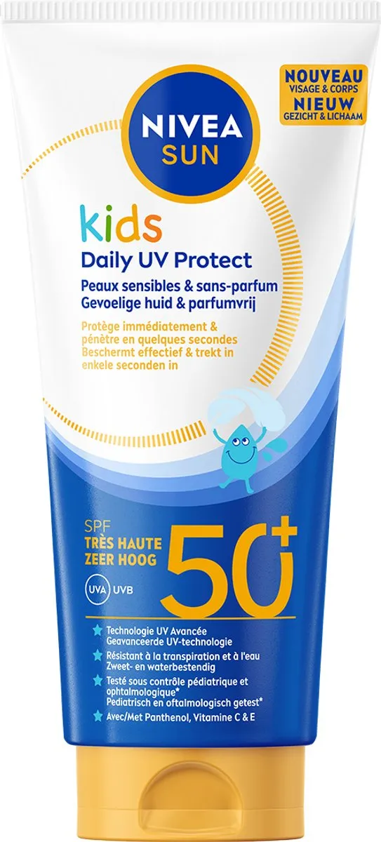 NIVEA Sun Kids Daily UV Protect Zonnebrand SPF50+ 100ml