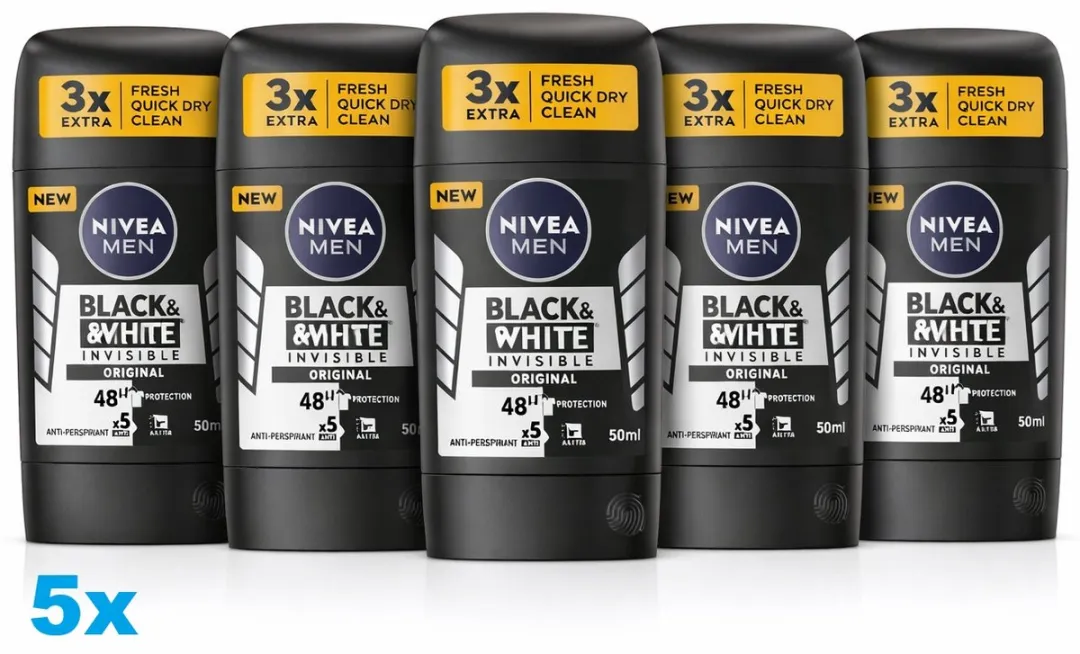 NIVEA MEN Black & White Invisible Deo Stick 50ml
