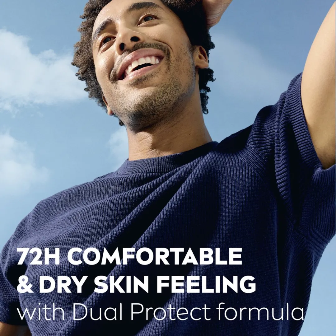 NIVEA MEN Dry Impact Anti-Transpirant Roller 100ml - 2 Stuks