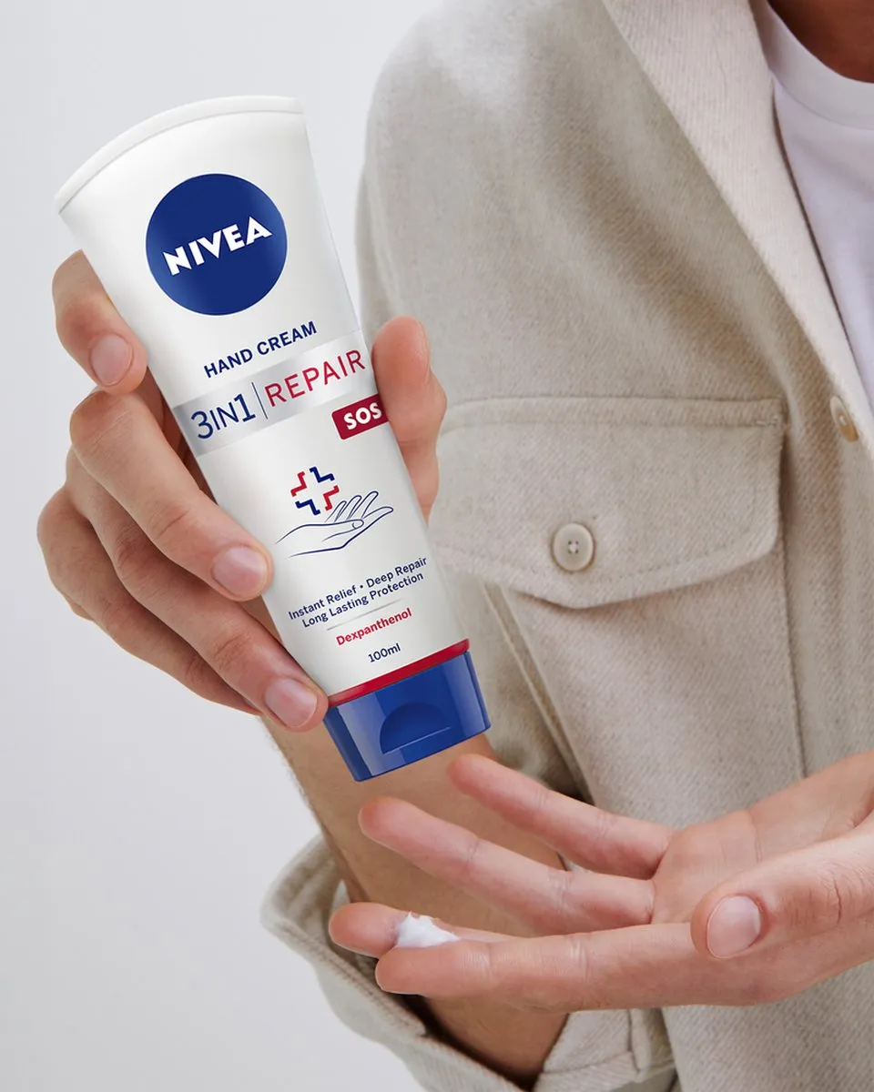NIVEA 3-in-1 Repair Handcrème - 6x100ml