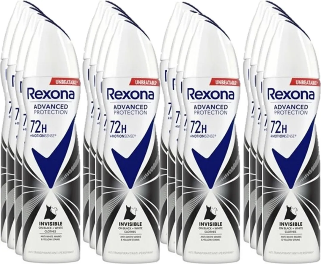 Rexona Invisible Deodorant Spray 150ml - 12 Stuks
