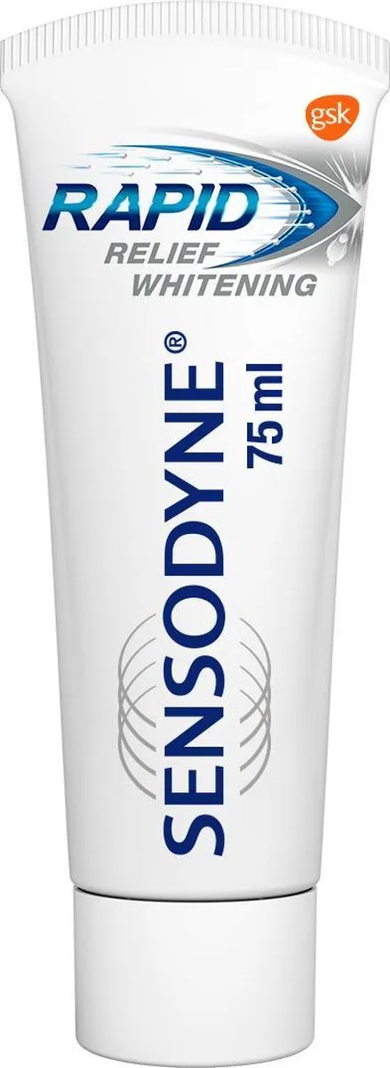 Sensodyne Rapid Relief Whitening Tandpasta 2x75ml