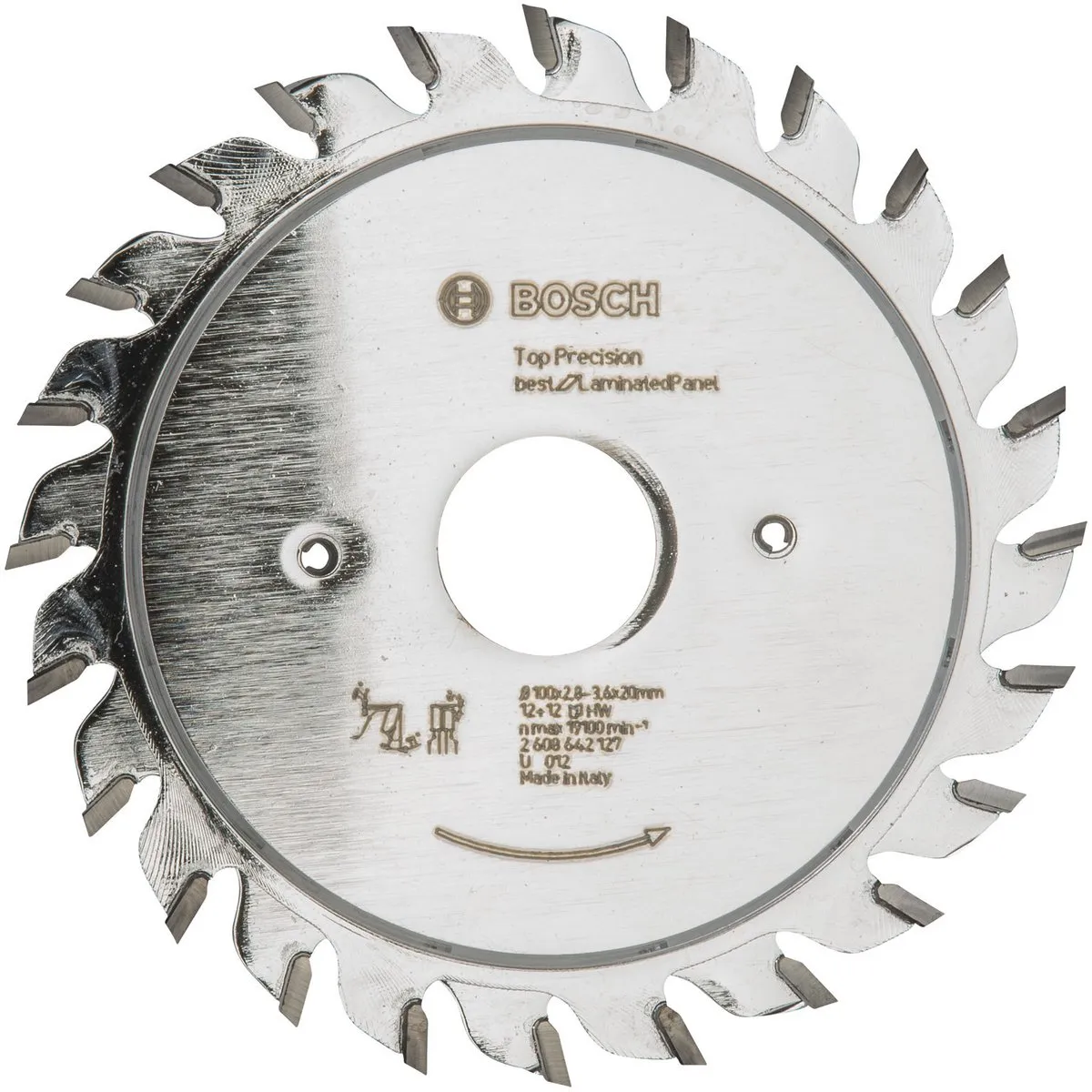 Bosch Professional Cirkelzaagblad Top Precision Laminaat 100x20mm