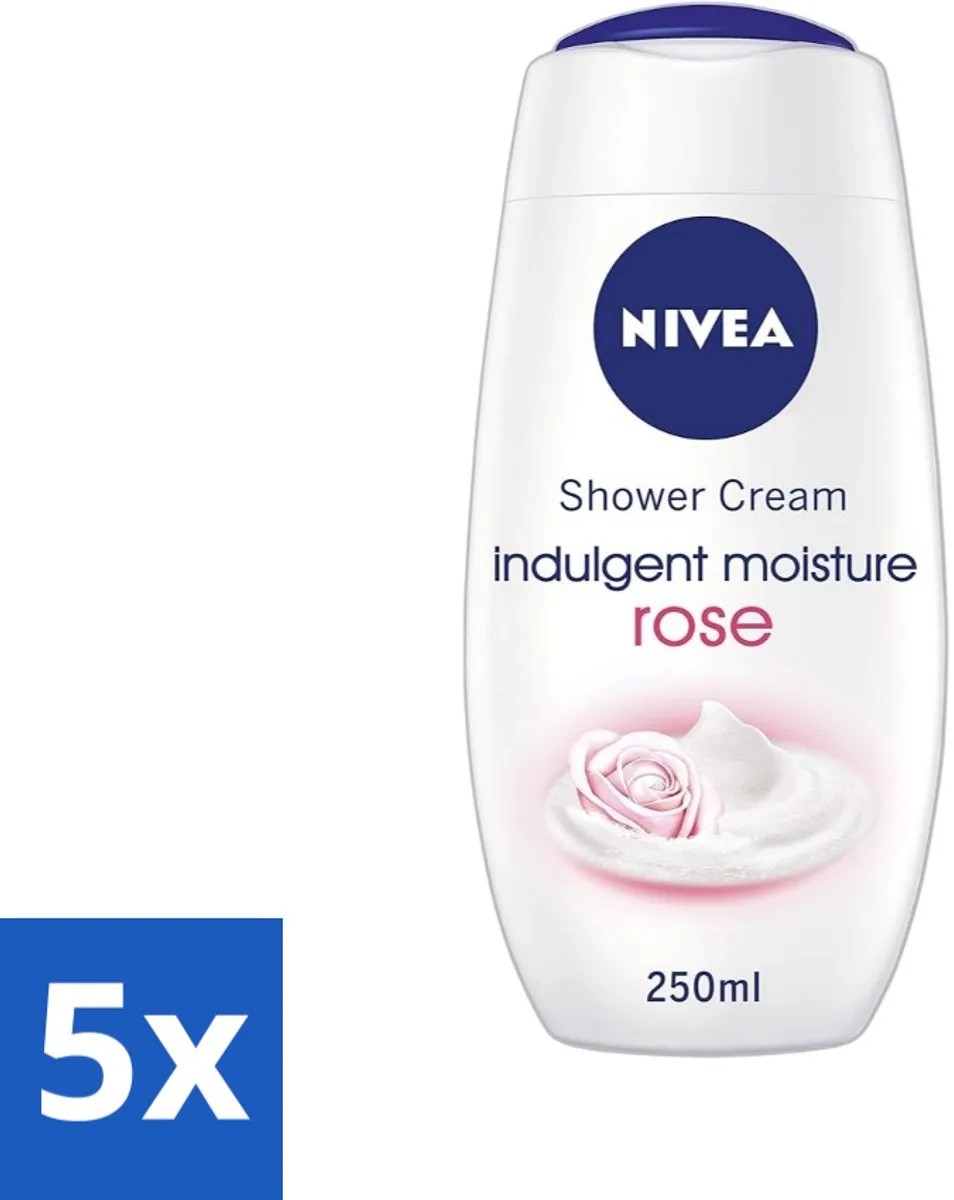 NIVEA Shower Indulgent Moisture Rozen Douchecrème 250ml