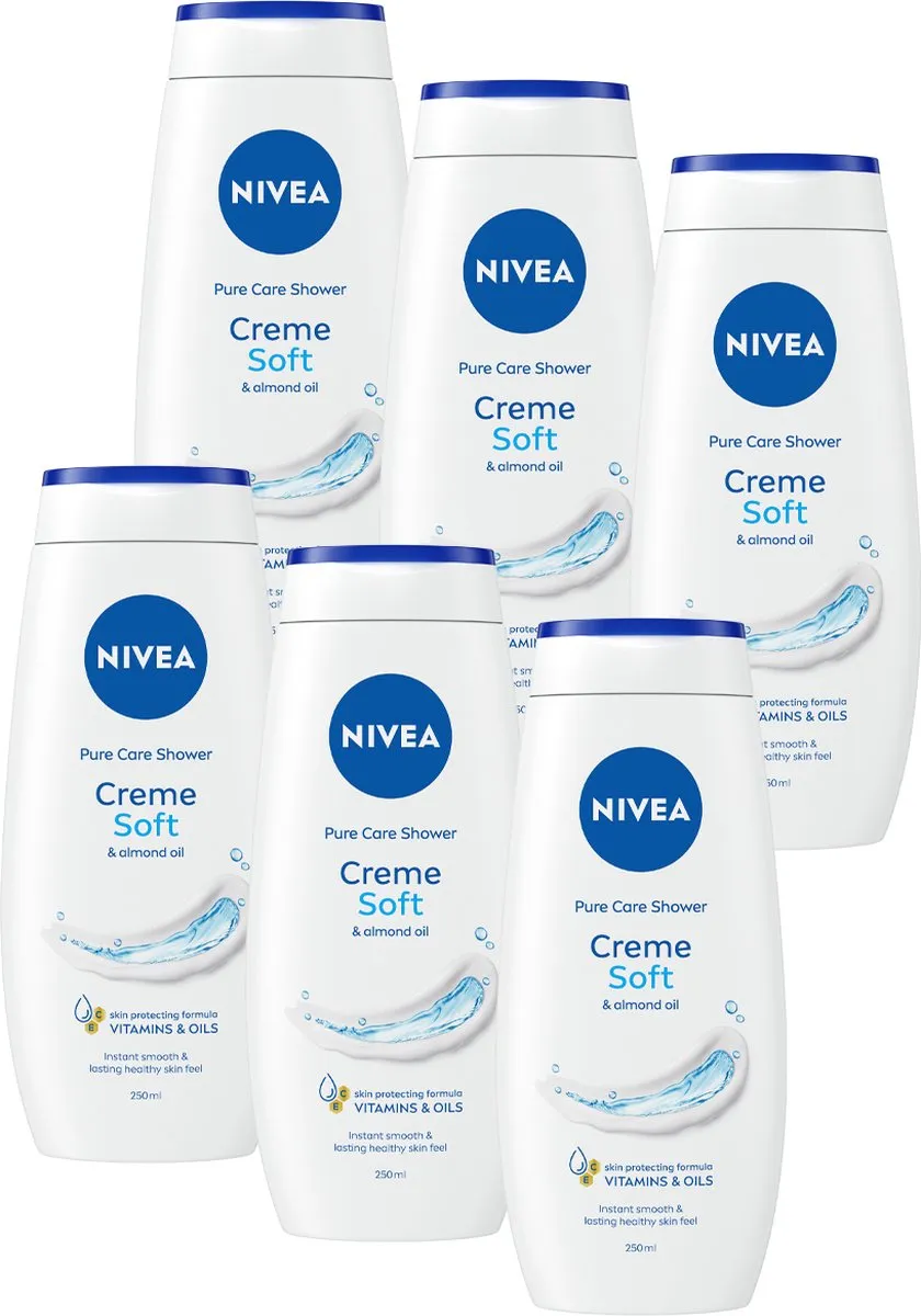 NIVEA Crème Soft Douchecrème Amandelolie 1500ml
