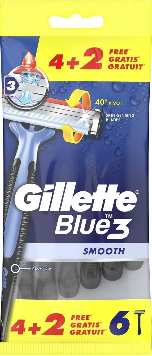 Gillette Blue3 Smooth 36 Scheermesjes