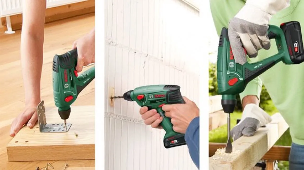 Bosch Uneo Maxx Accu boorhamer - Met 2x 18 V accu's en lader - Met koffer