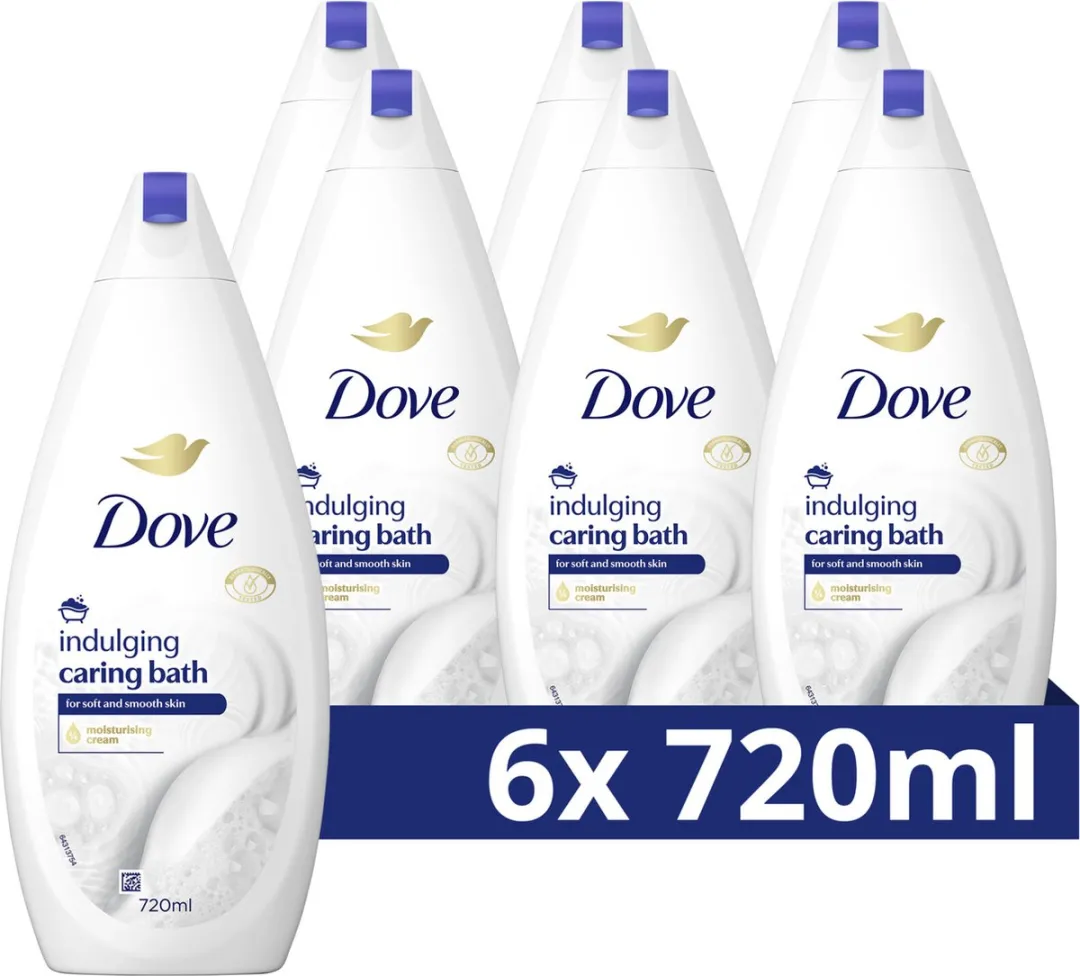 Dove Caring Bath Indulging Cream - 6x720ml