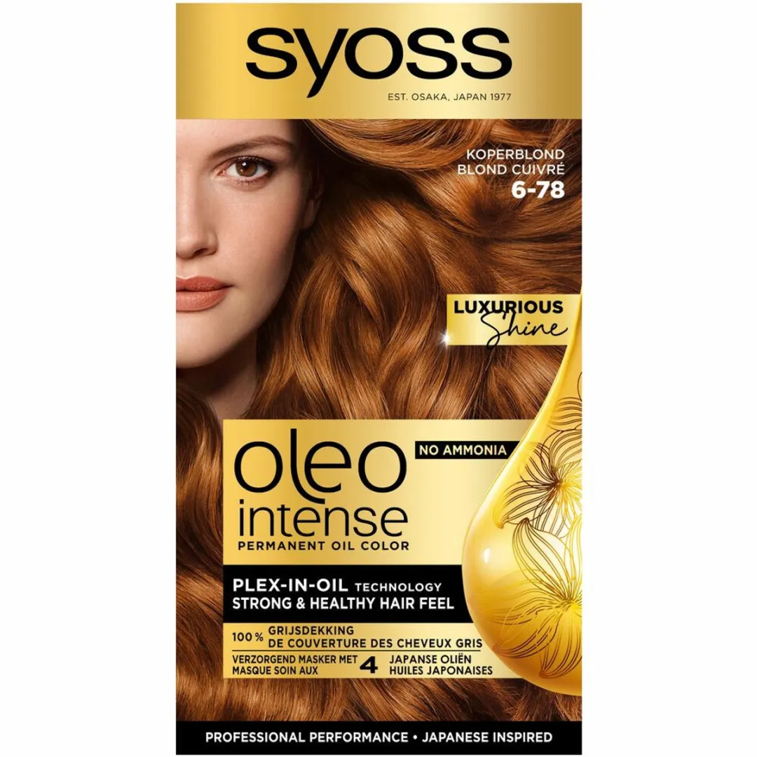 SYOSS Oleo Intense 6-78 Haarverf 345ml - 3 Stuks