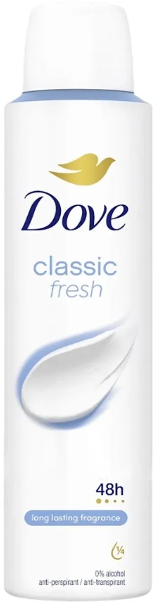 Dove Classic Fresh Deodorant Spray 200ml
