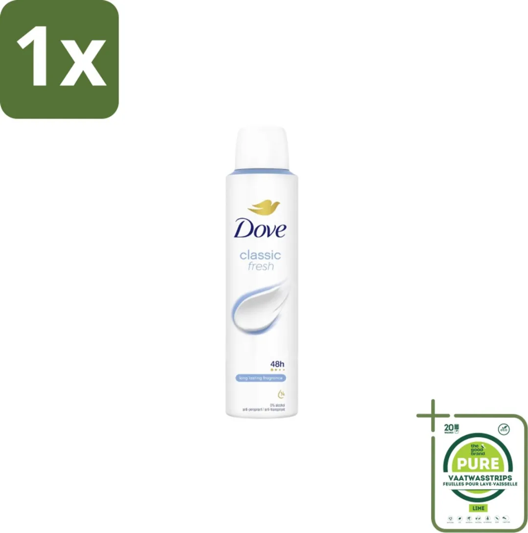 Dove Classic Fresh Deodorant Spray 200ml