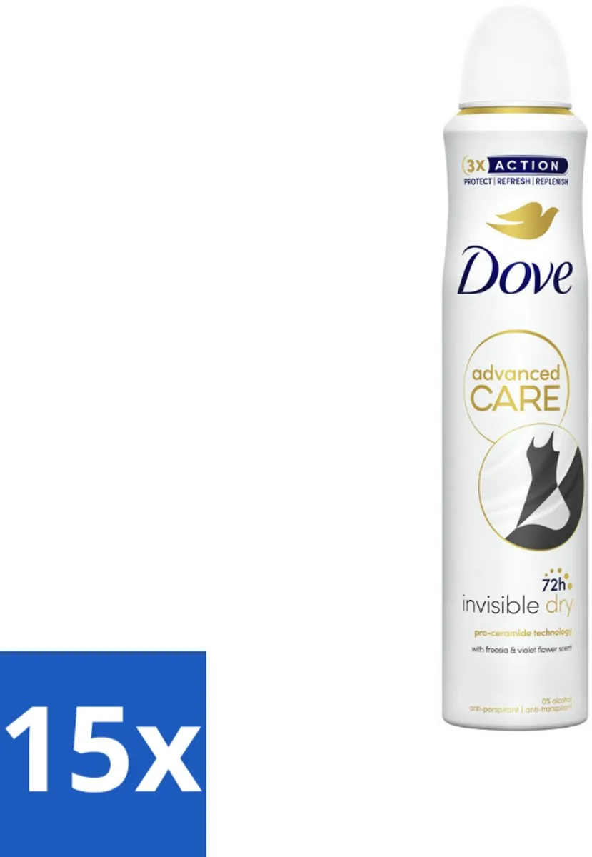 Dove Invisible Dry Deodorant Spray 200ml