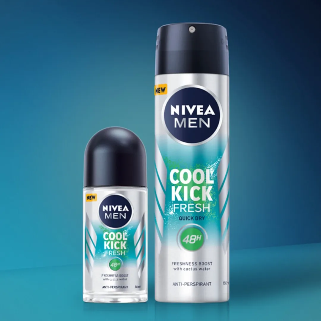NIVEA Men Anti-Transpirant Roll-On Fresh Kick 50ml - afbeelding 6 van 6