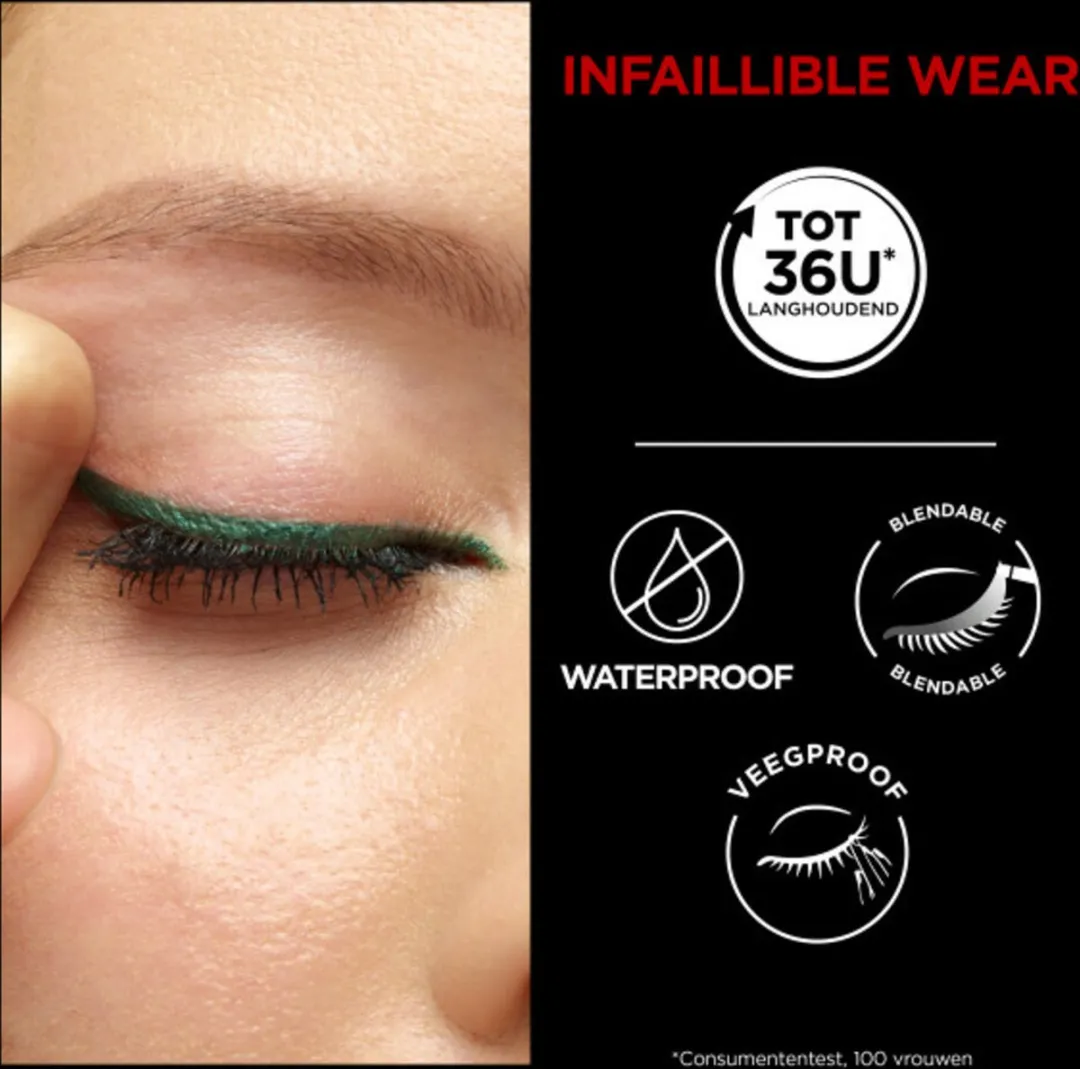 L'Oréal Paris Infallible 36H Grip Gel Automatic Eyeliner 004 Brown Denim - 5g