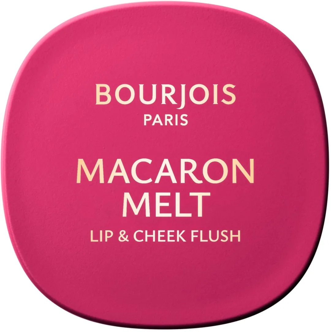 Bourjois Macaron Melt Lip & Cheek Flush 004 Pink Guava - 3x5g