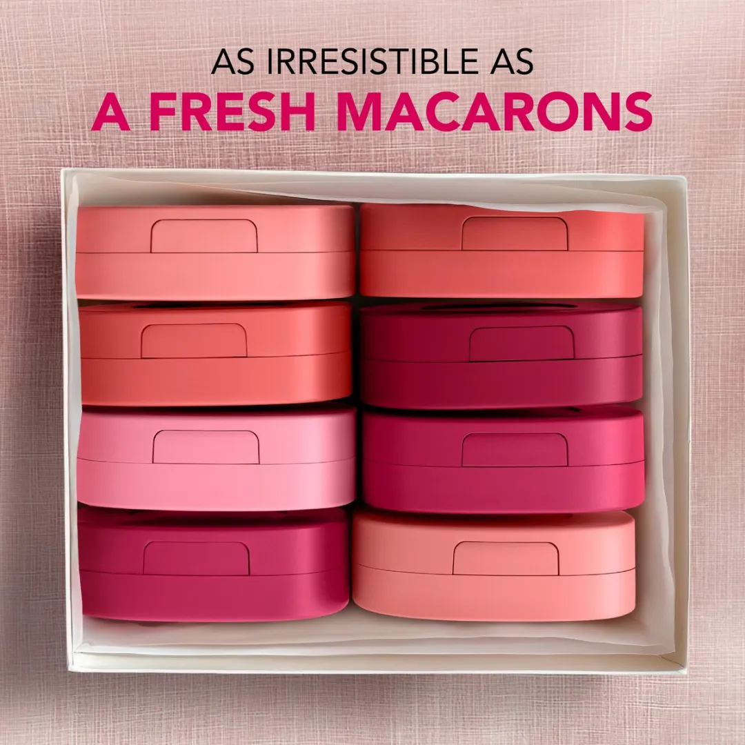 Bourjois Macaron Melt Lip & Cheek Flush 004 Pink Guava - 3x5g