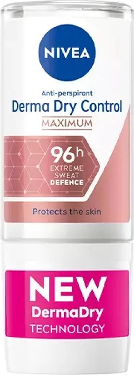 NIVEA Anti-Transpirant Roller Derma Dry Control 50ml - afbeelding 5 van 6