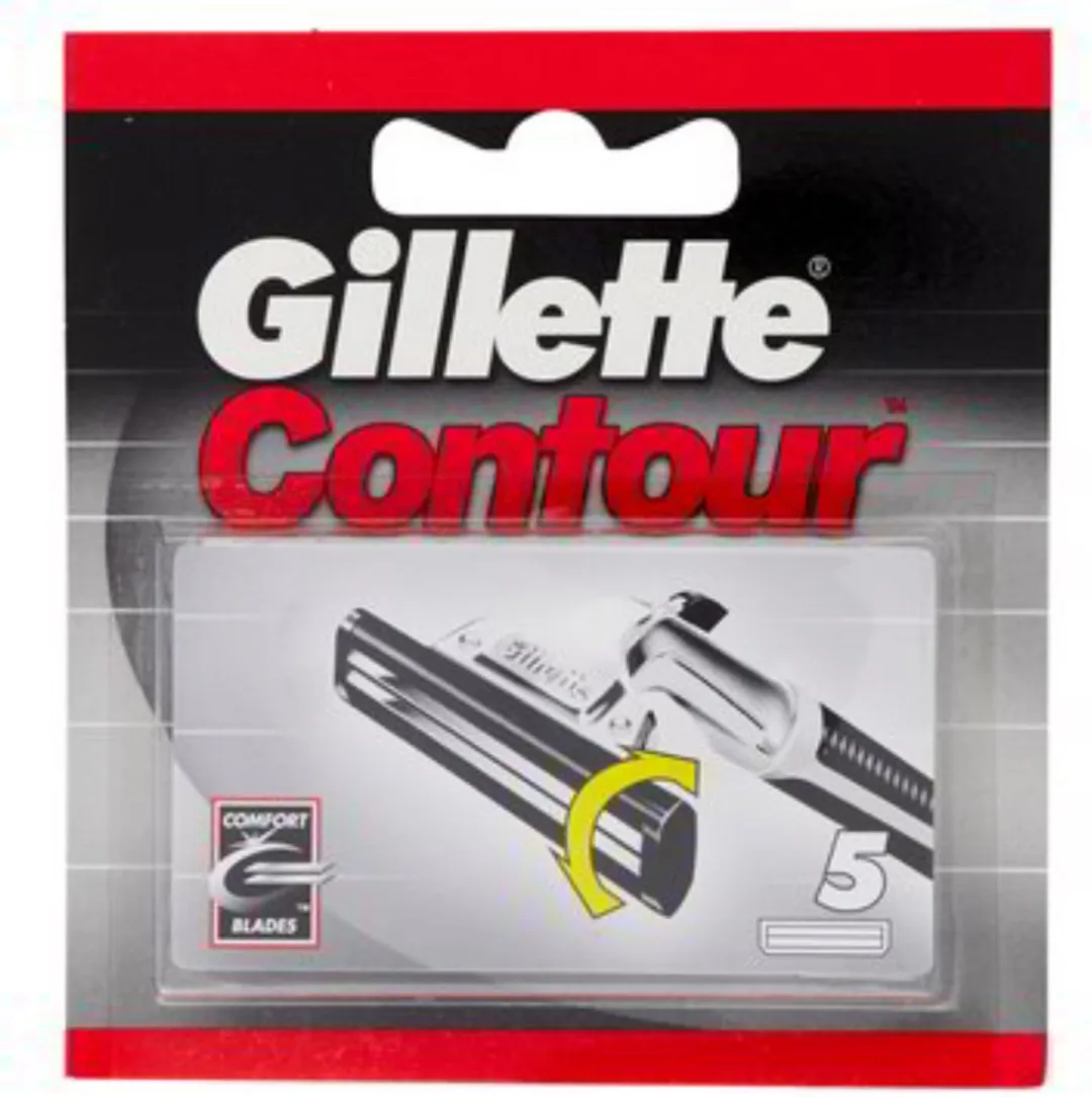 Gillette Contour Refill 5 Stuks - 2 Bladen