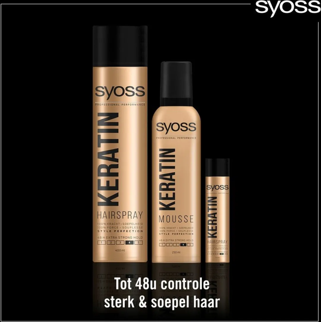 SYOSS Keratin Haarspray 400ml