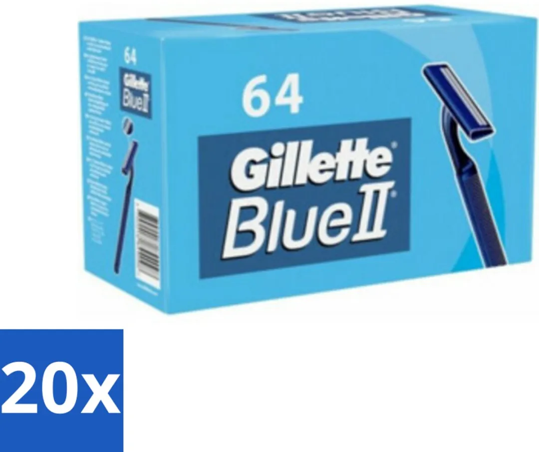 Gillette Blue II Wegwerpscheermesjes 64 Stuks