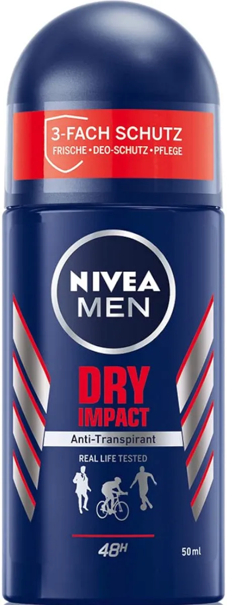 NIVEA Men Deodorant Roll-On Dry Impact 50ml
