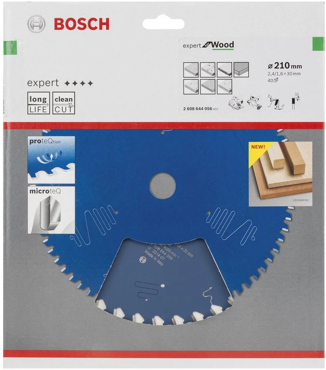 Cirkelzaagblad expert for Wood 190x30x2.6/1.6x24 T