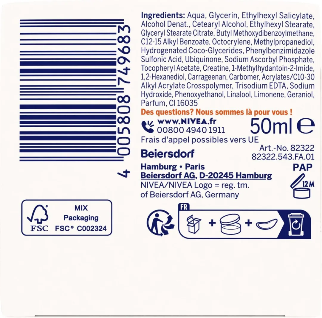 NIVEA Dagcreme Q10Plus Anti-Rimpel 50ml