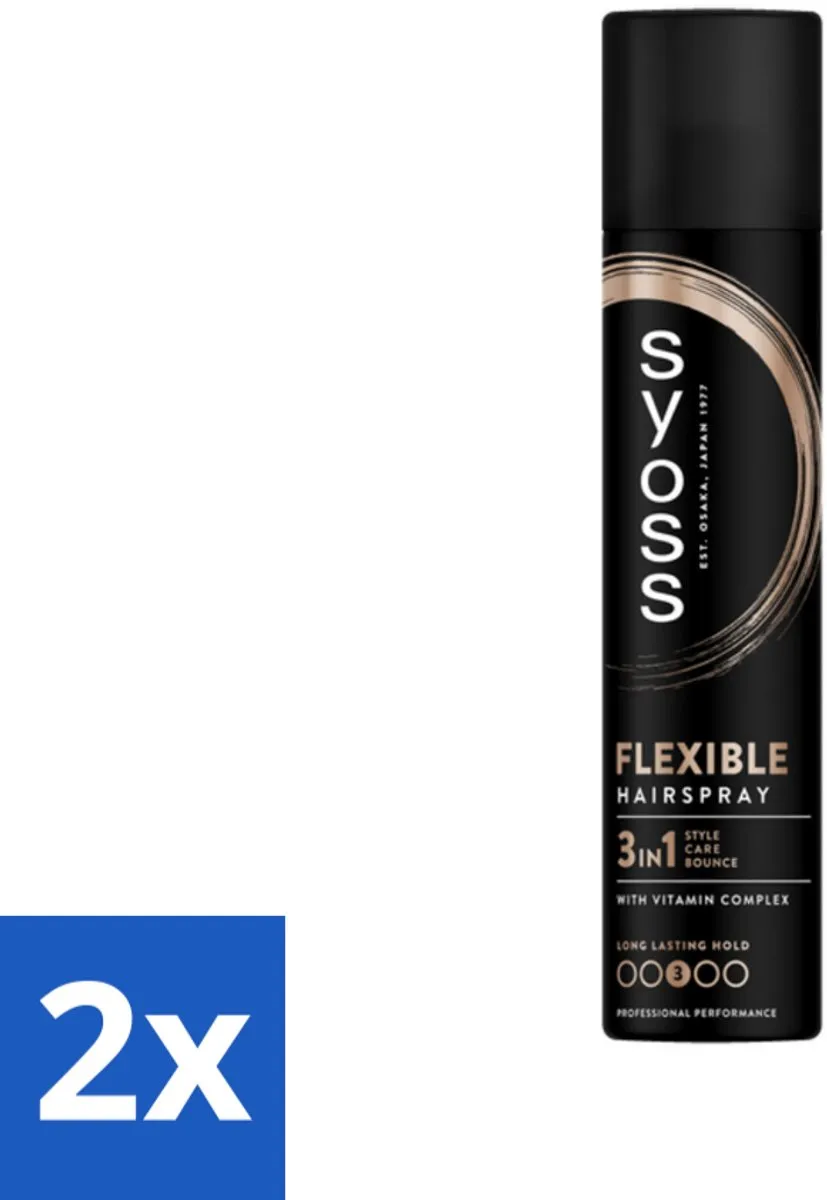 SYOSS Hold & Flex Haarspray Flexibele Fixatie 600ml