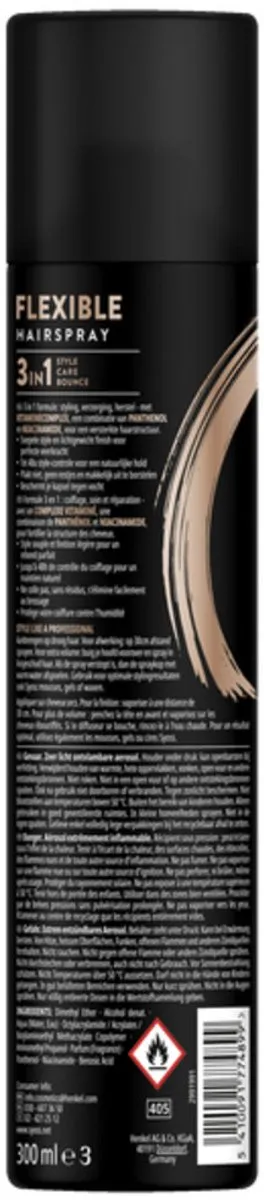 SYOSS Hold & Flex Haarspray Flexibele Fixatie 600ml - 2 Stuks